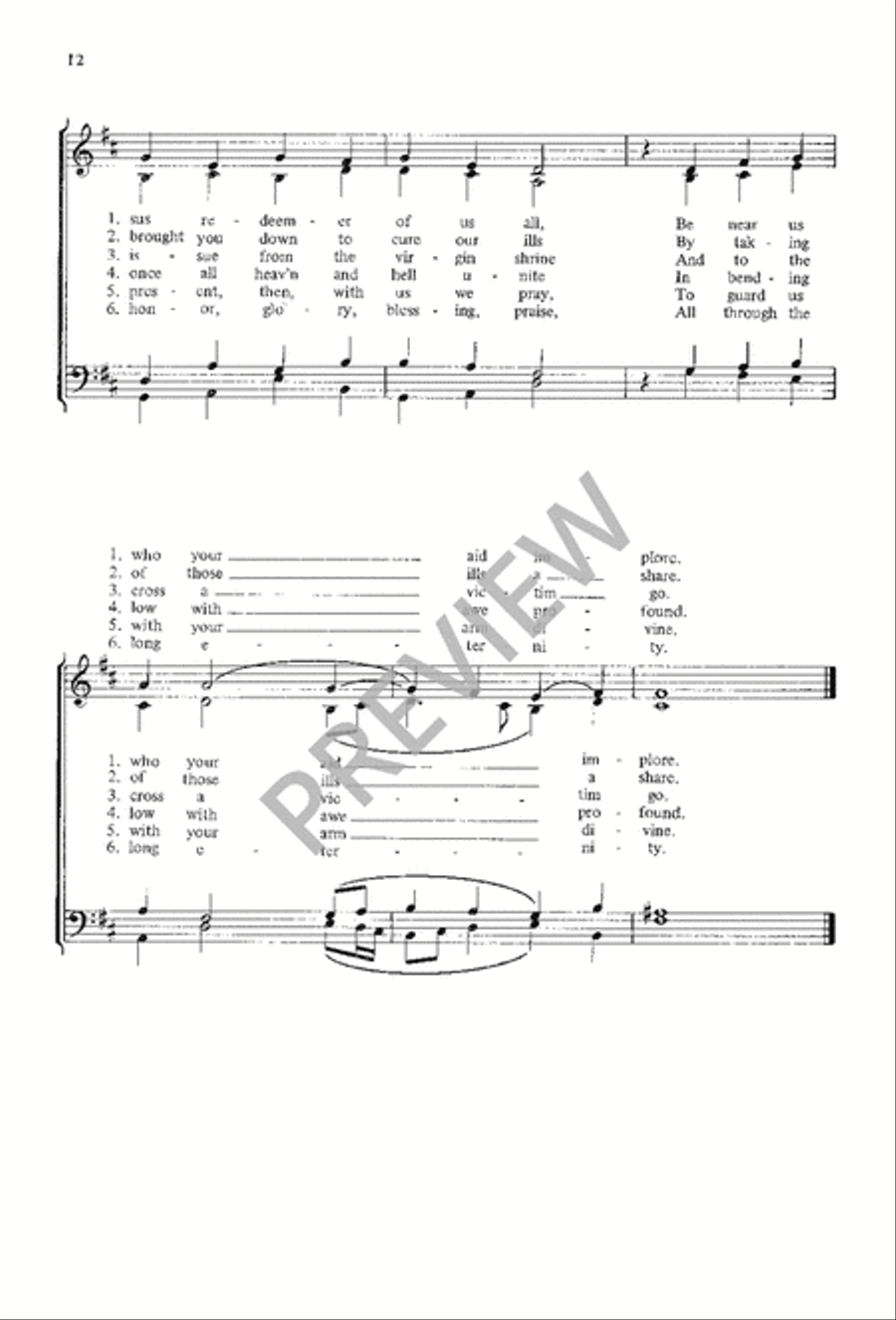 A Choir Book for Advent A Choir Book for Advent 4-Part scores gallery preview page 14