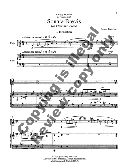 Sonata Brevis