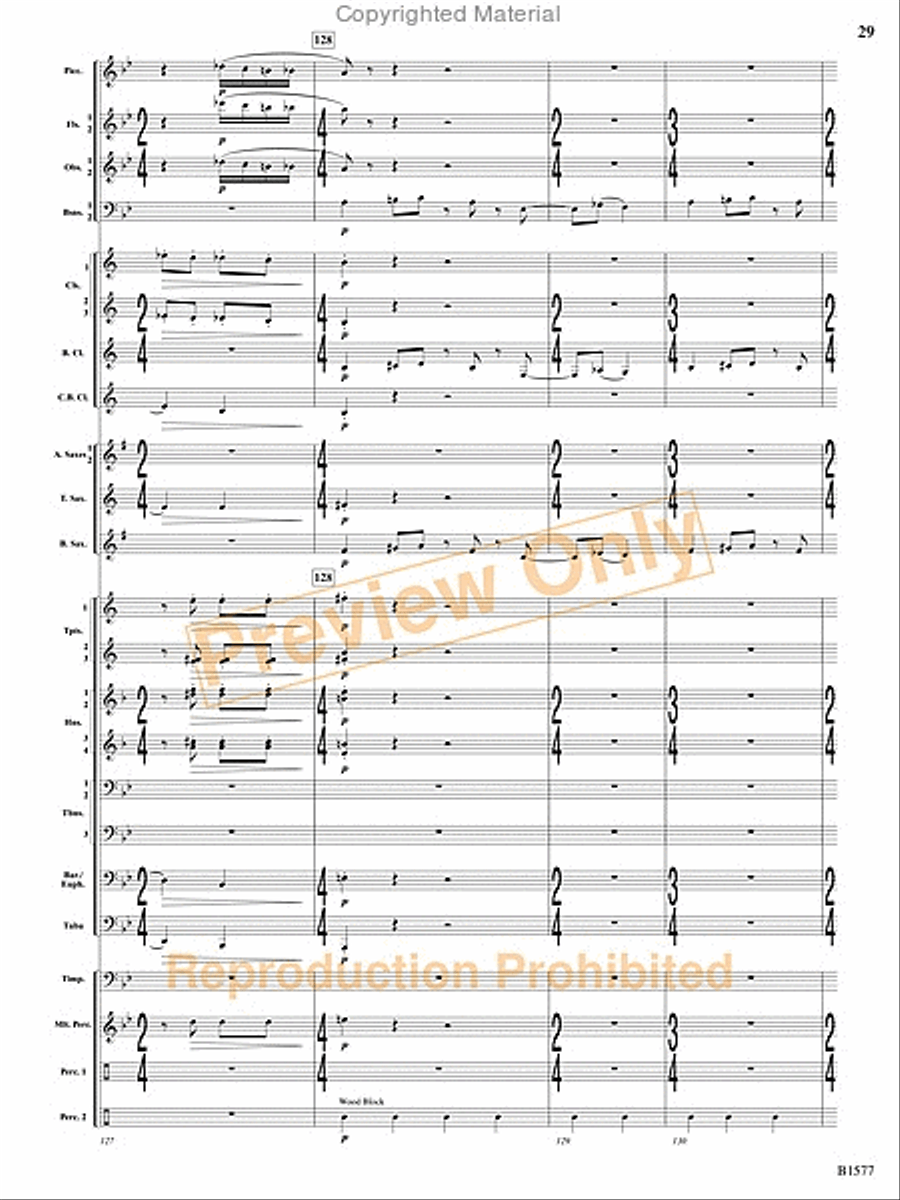 Evocatio Evocatio Concert Band scores gallery preview page 30
