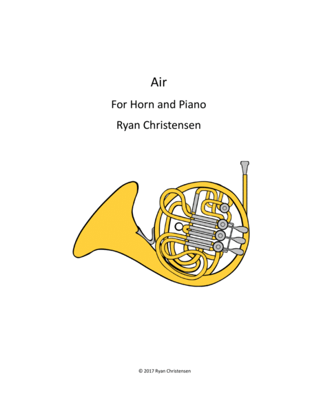 Air for Horn and Piano image number null