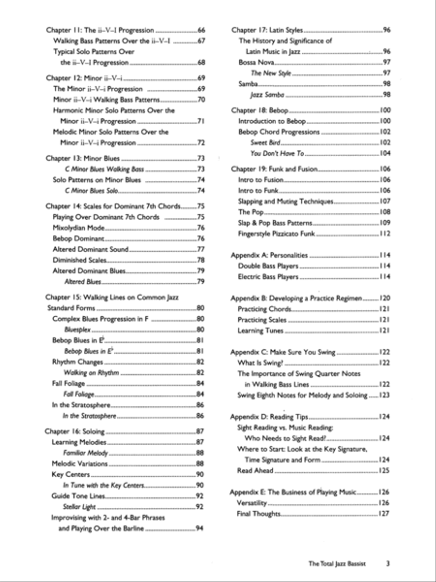 The Total Jazz Bassist The Total Jazz Bassist Bass Guitar scores gallery preview page 10
