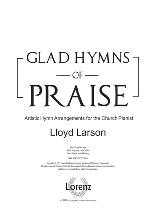 Book cover for Glad Hymns of Praise (Digital Delivery)