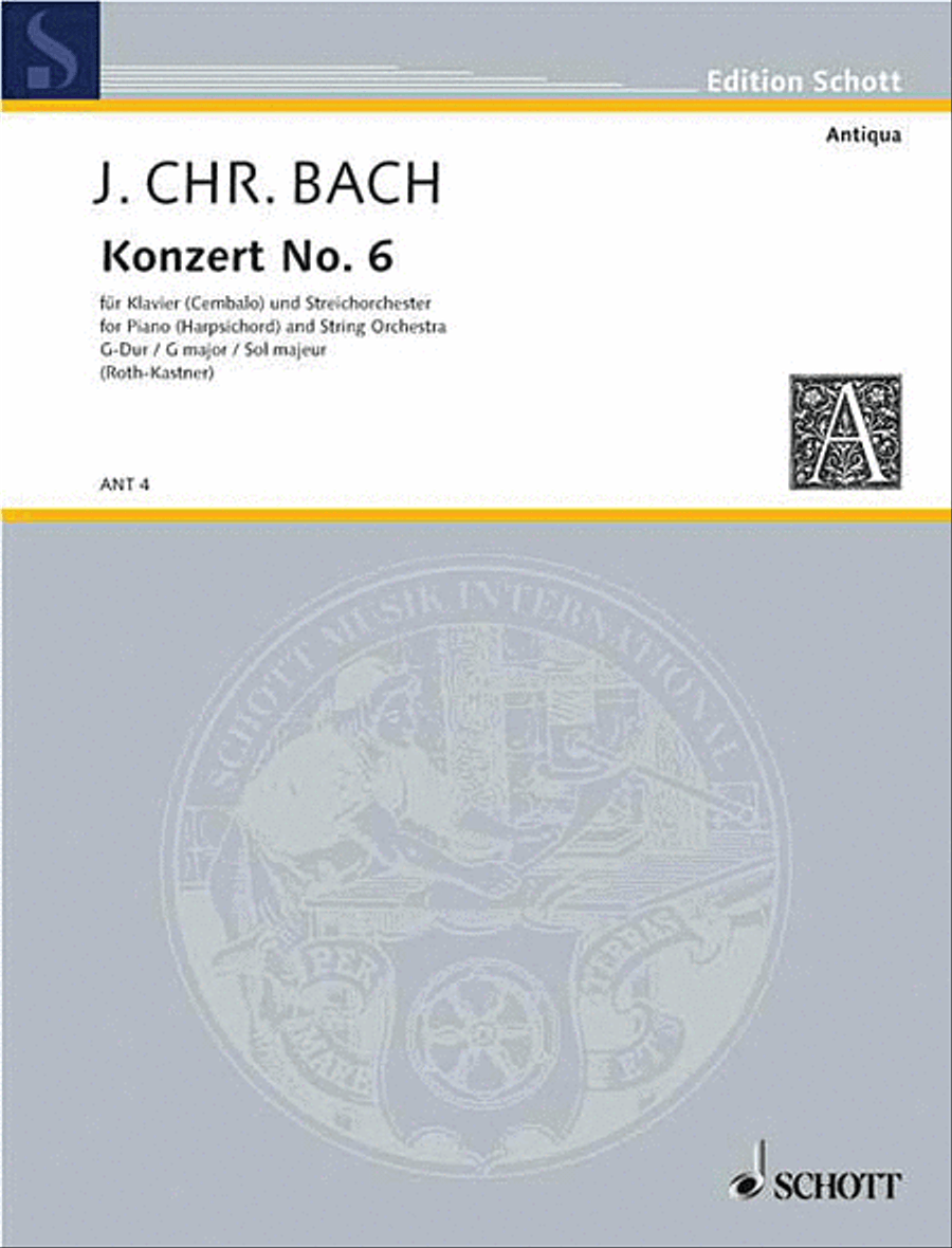 Piano Concerto No. 6 G Major String Orchestra scores gallery preview page 1