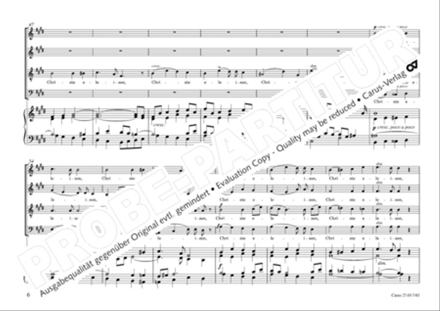 Messe solennelle en ut diese mineur 4-Part scores gallery preview page 7