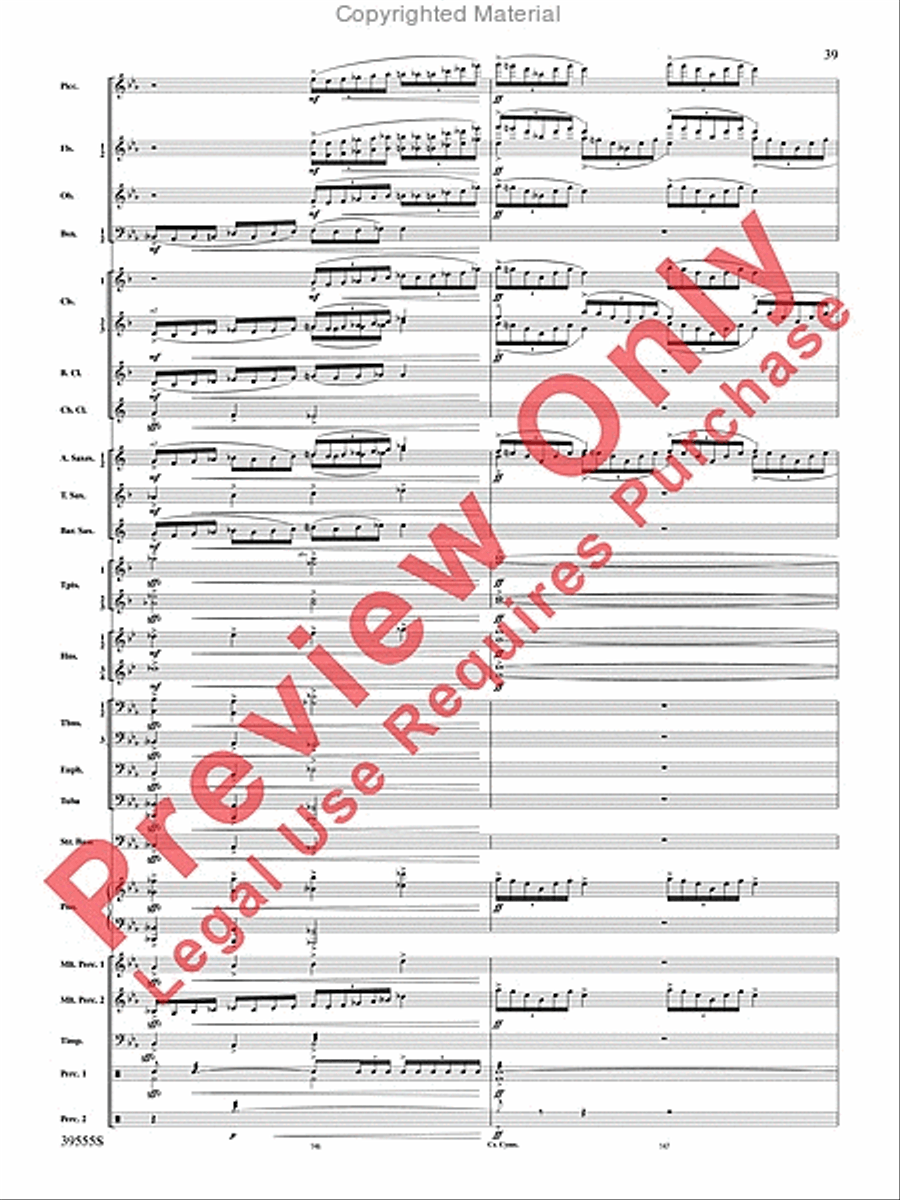 And Hope Led Them Home And Hope Led Them Home Concert Band scores gallery preview page 40