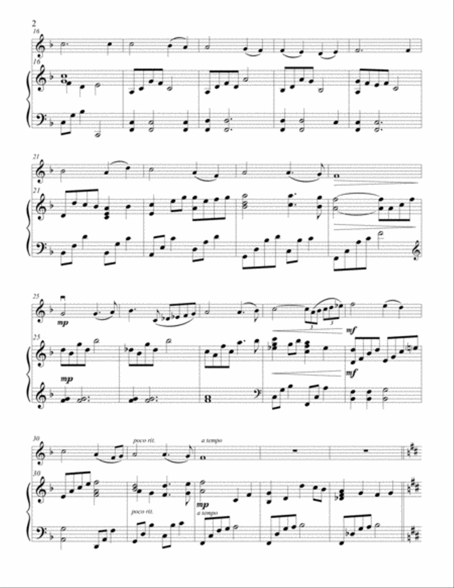 Hiding in Thee Violin Solo scores gallery preview page 2