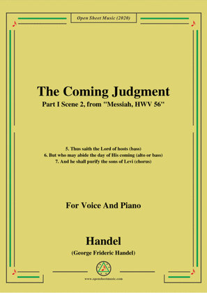 Book cover for Handel-Messiah,HWV 56,Part I,Scene 2,for Voice&Piano