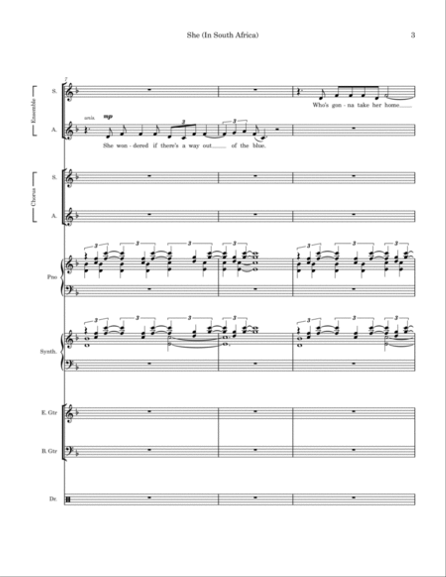 She Small Ensemble scores gallery preview page 3