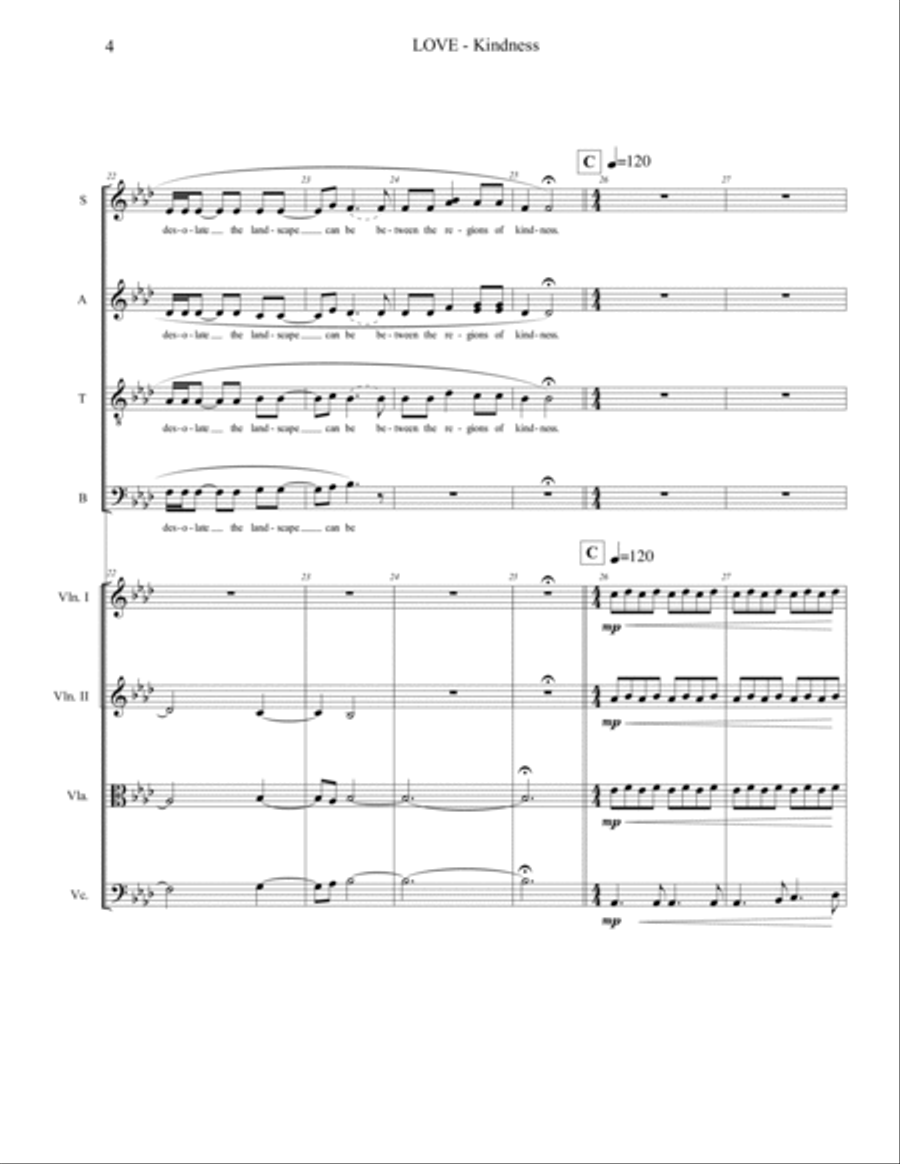 Kindness Choir scores gallery preview page 4