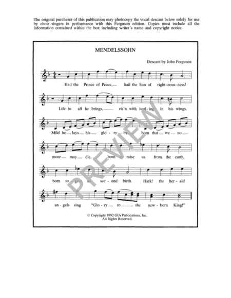 Festival Hymns for Organ, Brass, and Timpani - Volume 1, Christmas