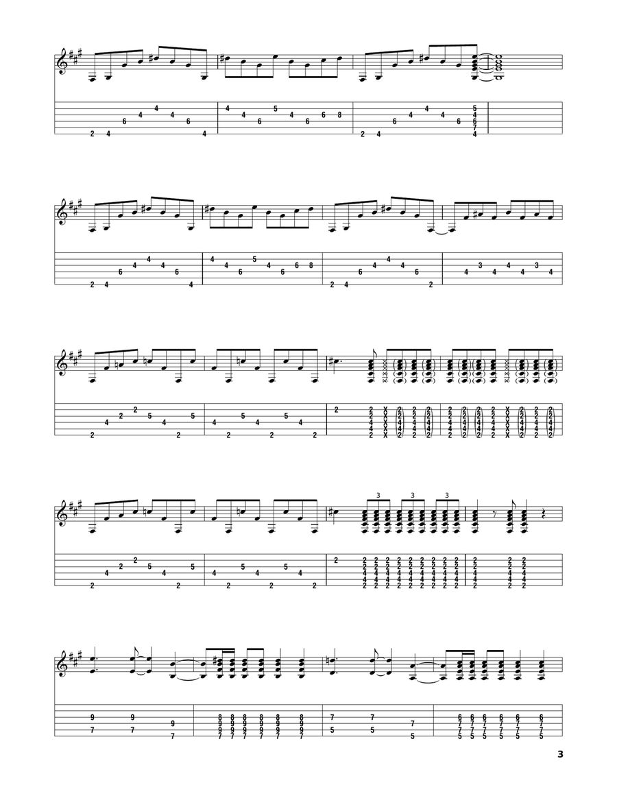 Mr. Scary Acoustic Guitar scores gallery preview page 3