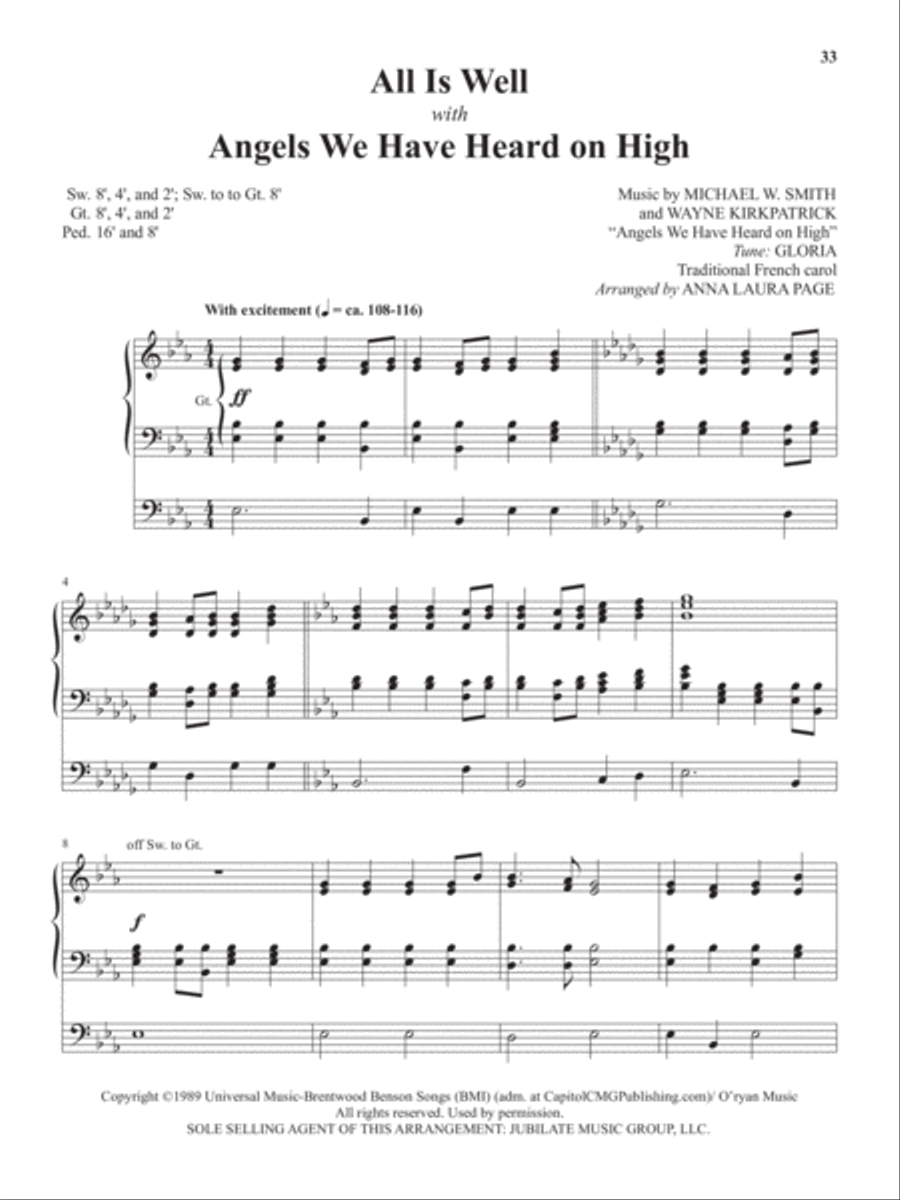 Carols, Pipes & Praise Carols, Pipes & Praise Organ Solo scores gallery preview page 19
