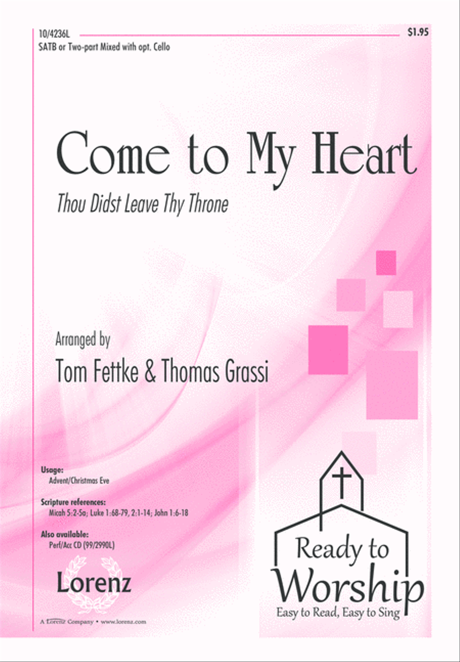 Come to My Heart 4-Part scores gallery preview page 1