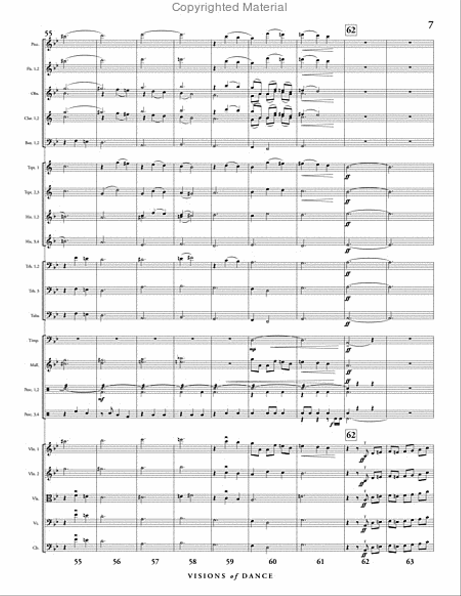 Visions of Dance Full Orchestra scores gallery preview page 8