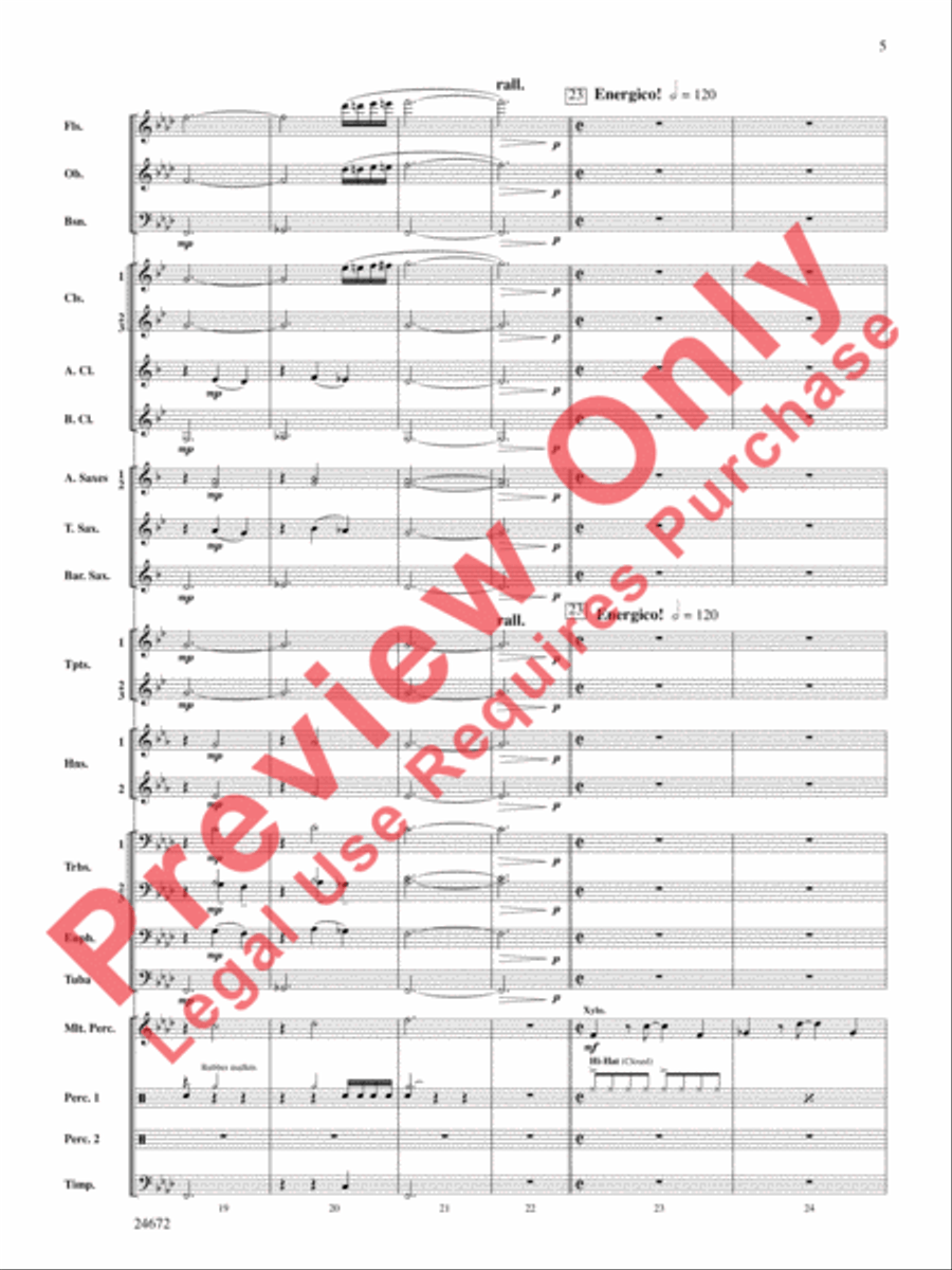Buenaventura Concert Band scores gallery preview page 6