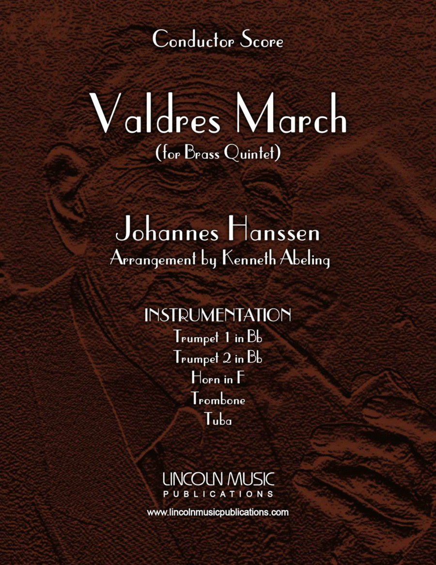 Valdres March (for Brass Quintet) Brass Quintet scores gallery preview page 1