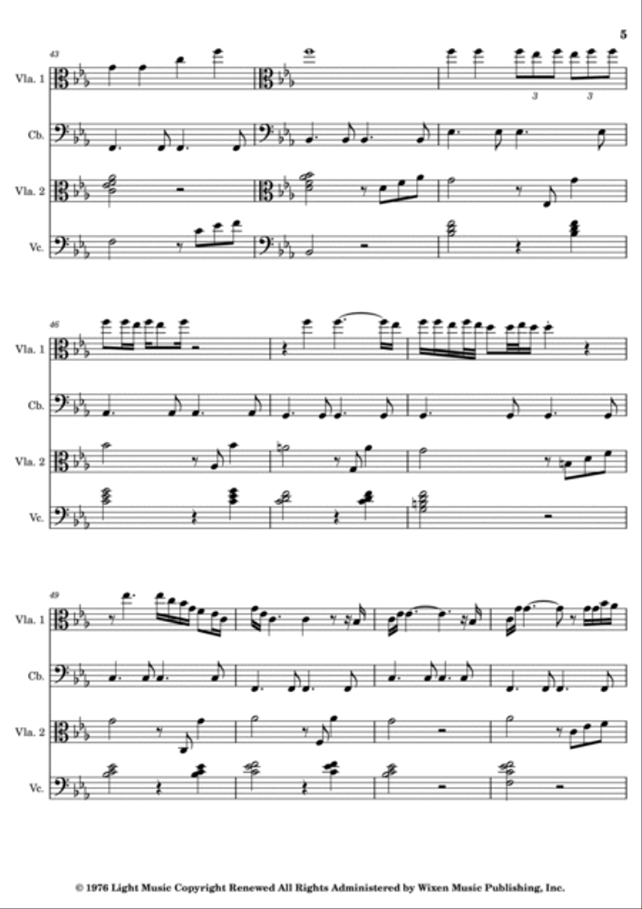 Europa Europa String Quartet scores gallery preview page 5