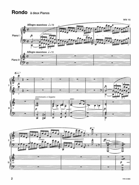 Rondo in C Major, Variations in D Major