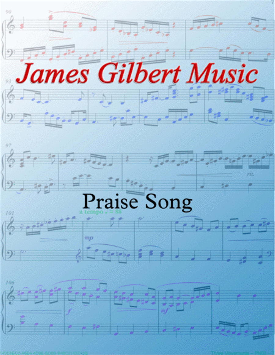Praise Song Small Ensemble scores gallery preview page 1