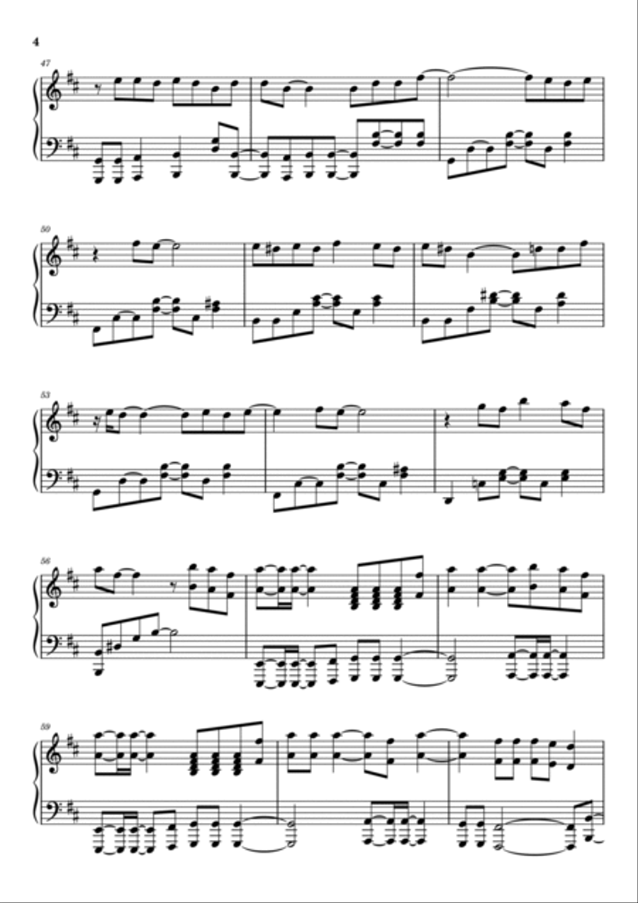 P.y.t. (pretty Young Thing) Piano Solo scores gallery preview page 4