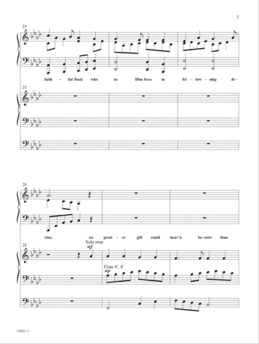 Worship His Majesty Organ scores gallery preview page 7
