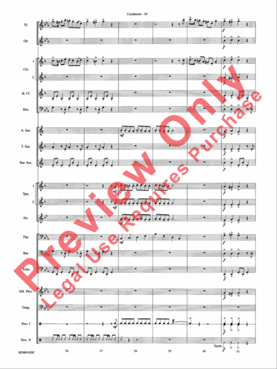 Christmas Around the World Concert Band scores gallery preview page 13