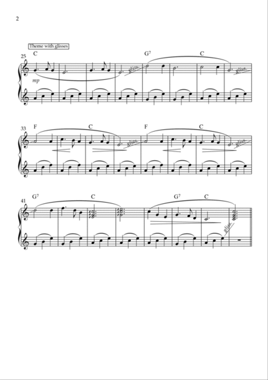 Silent Night for Harp Harp scores gallery preview page 3