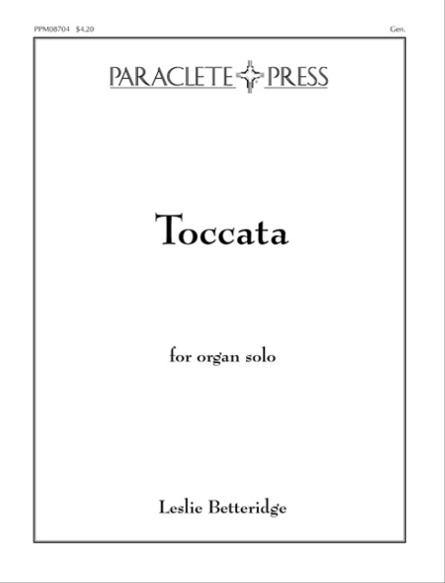 Toccata for Organ Organ Solo scores gallery preview page 1
