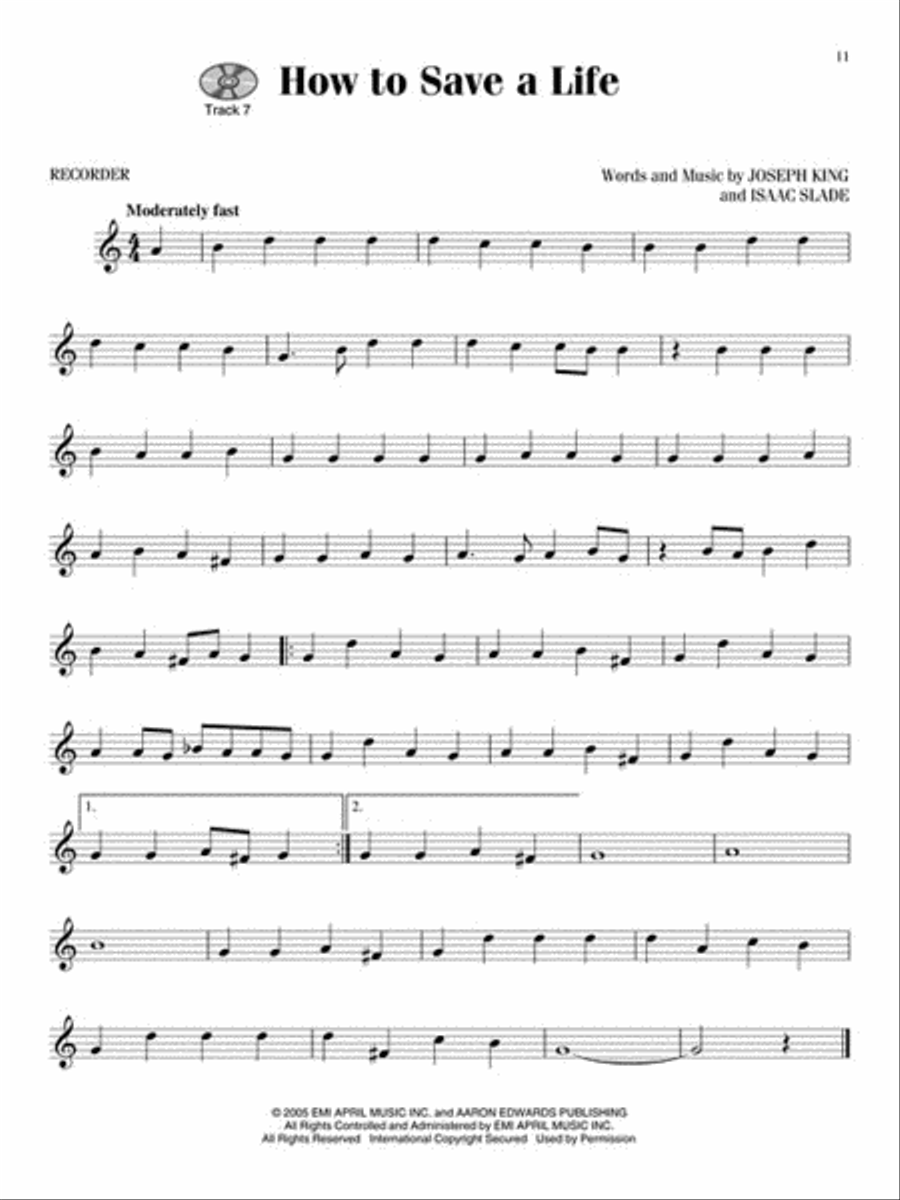Play Recorder Today! Songbook Recorder scores gallery preview page 4
