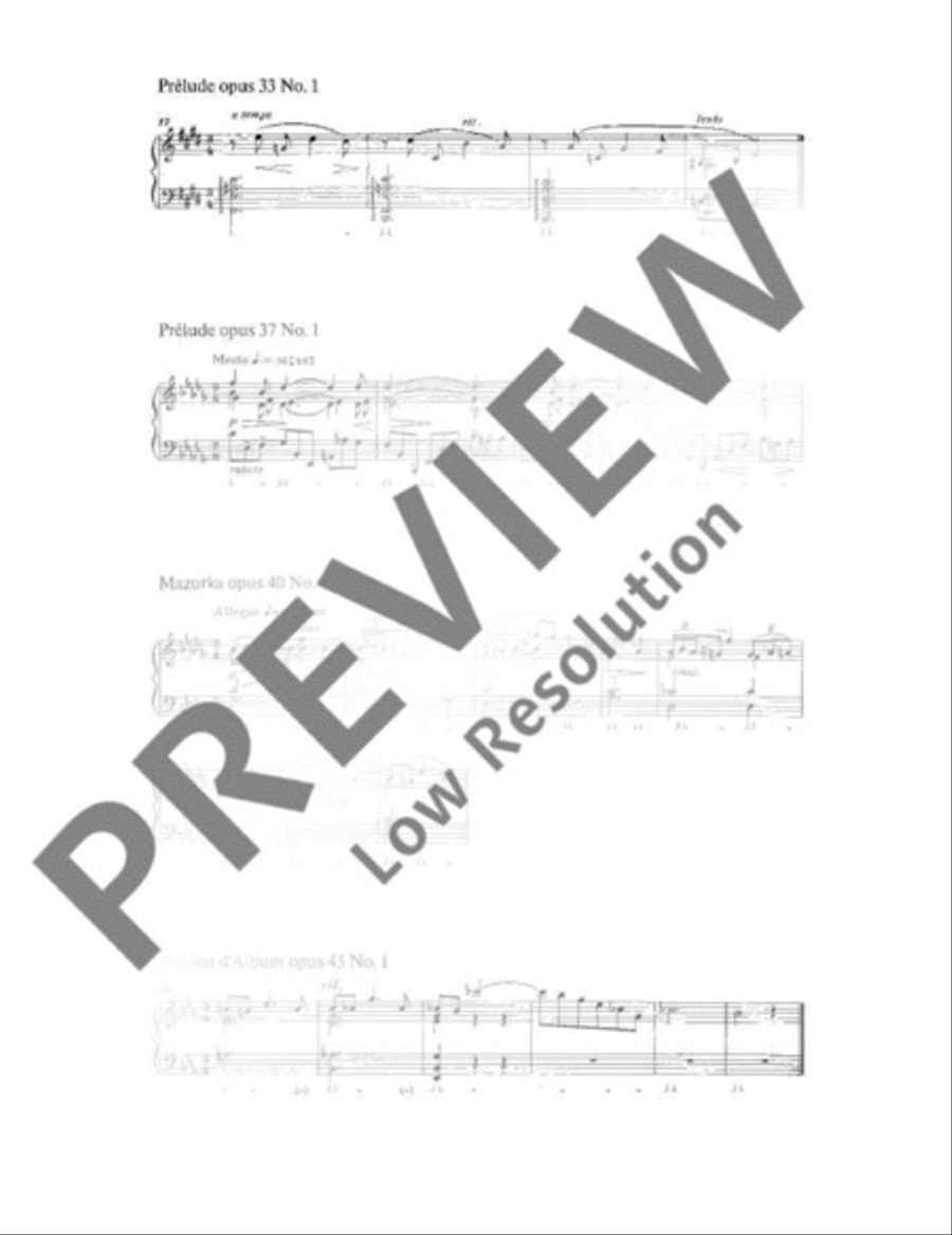 Selected Piano Works Piano Solo scores gallery preview page 11