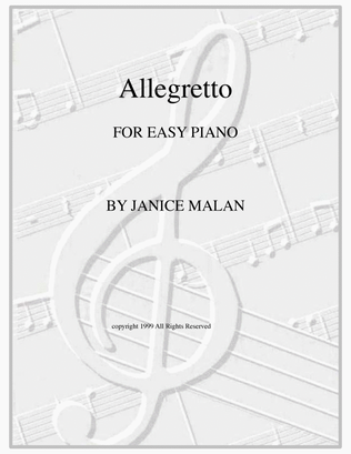 Allegretto for Easy Piano
