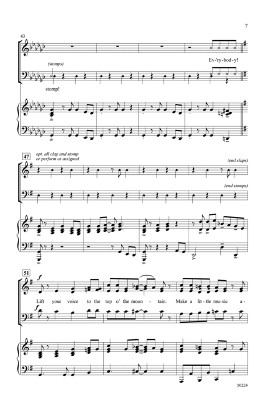 Make a Little Music Choir scores gallery preview page 6