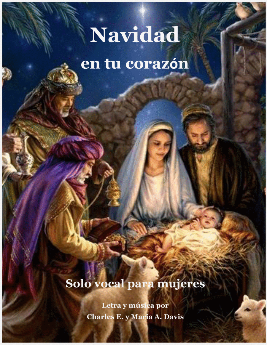 Navidad en tu corazón - Solo vocal para mujeres Voice Solo scores gallery preview page 1