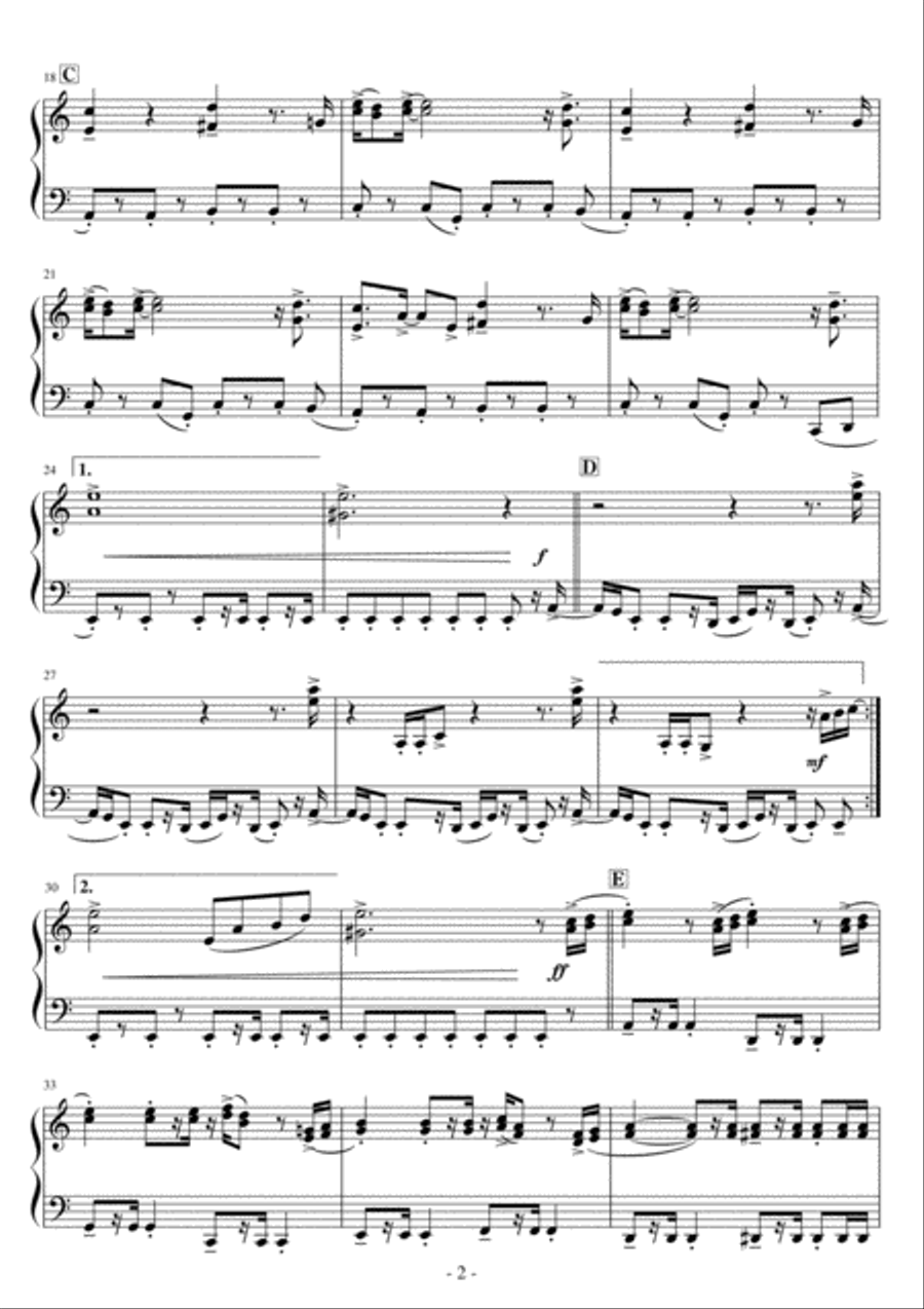 Fantasy Easy Piano scores gallery preview page 2
