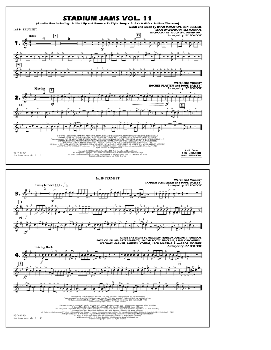Stadium Jams Volume 11 - 2nd Bb Trumpet