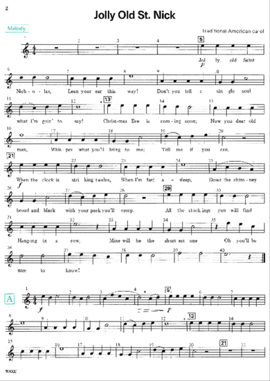 A Best in Class Christmas - Eb Alto Saxophone Concert Band Methods scores gallery preview page 2
