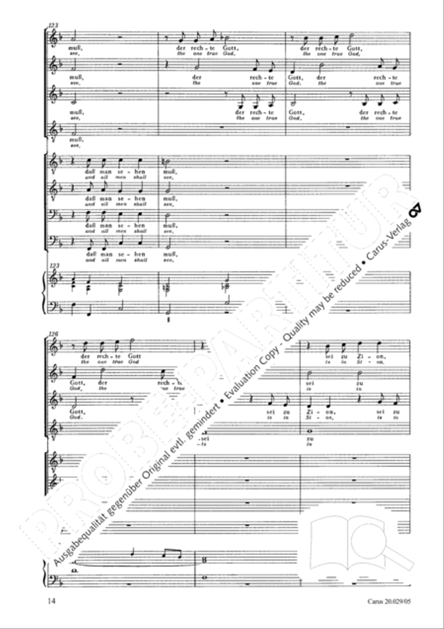 How beautiful is thy dwelling place (Wie lieblich sind deine Wohnungen) Men's Choir scores gallery preview page 17
