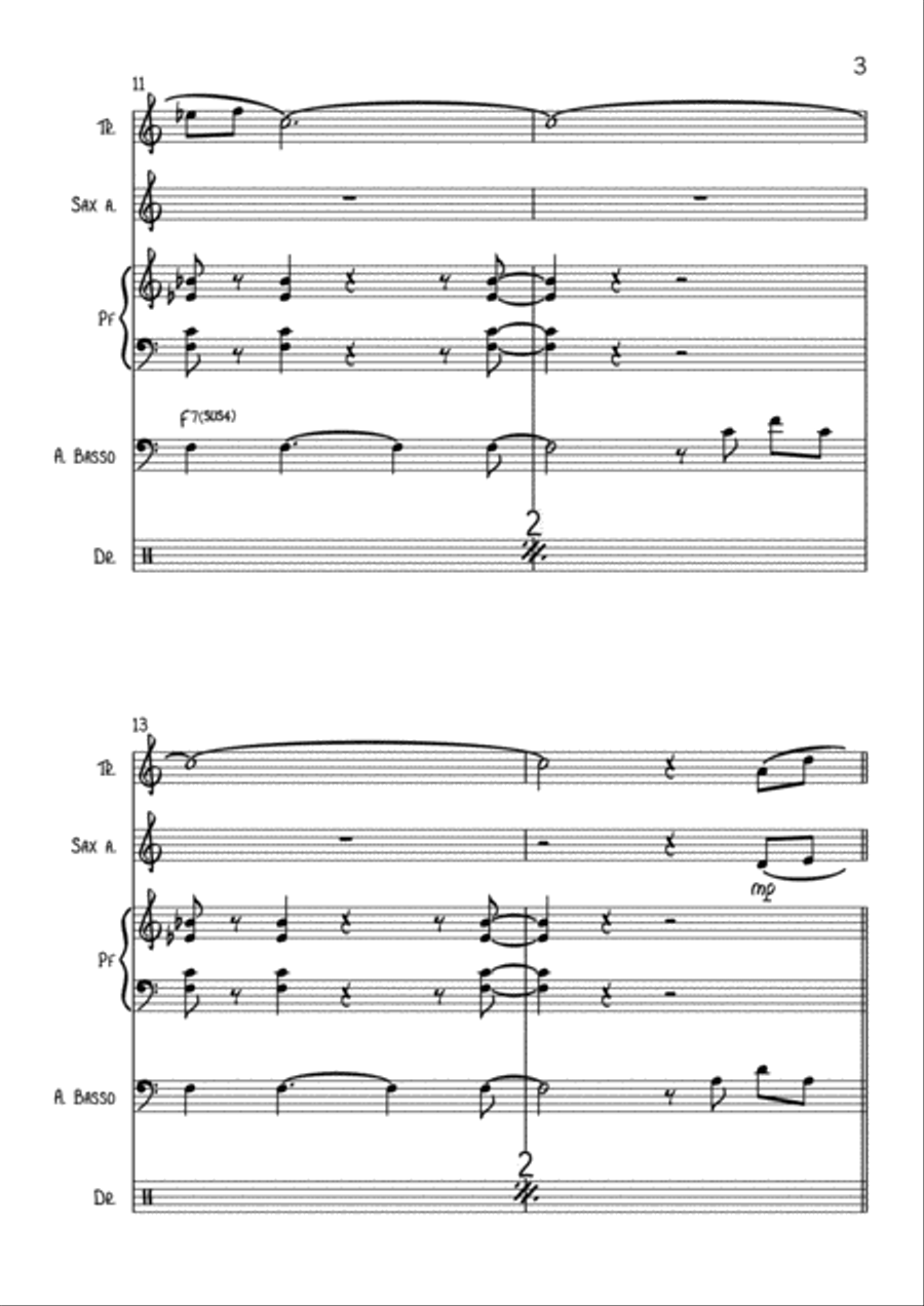 Maiden Voyage Maiden Voyage Jazz Ensemble scores gallery preview page 3