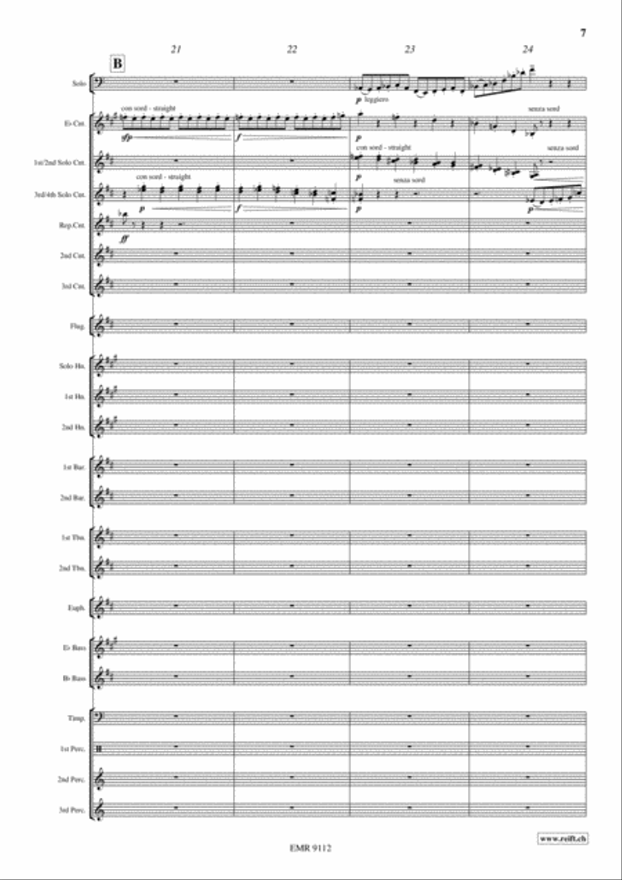 Allegro Maestoso Brass Band scores gallery preview page 8