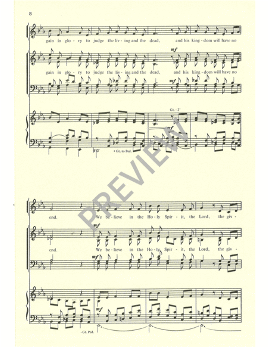 Creed 4-Part scores gallery preview page 8