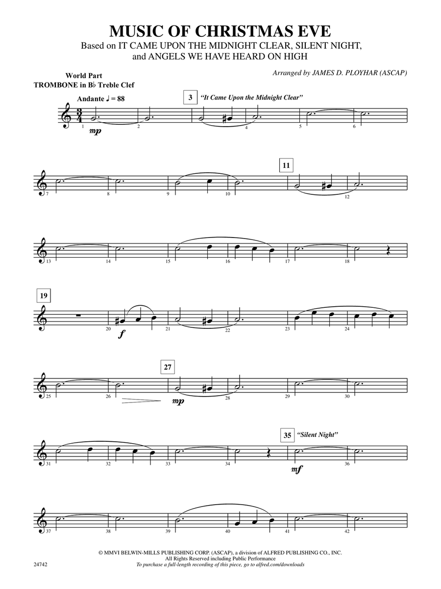 Music of Christmas Eve (Based on 