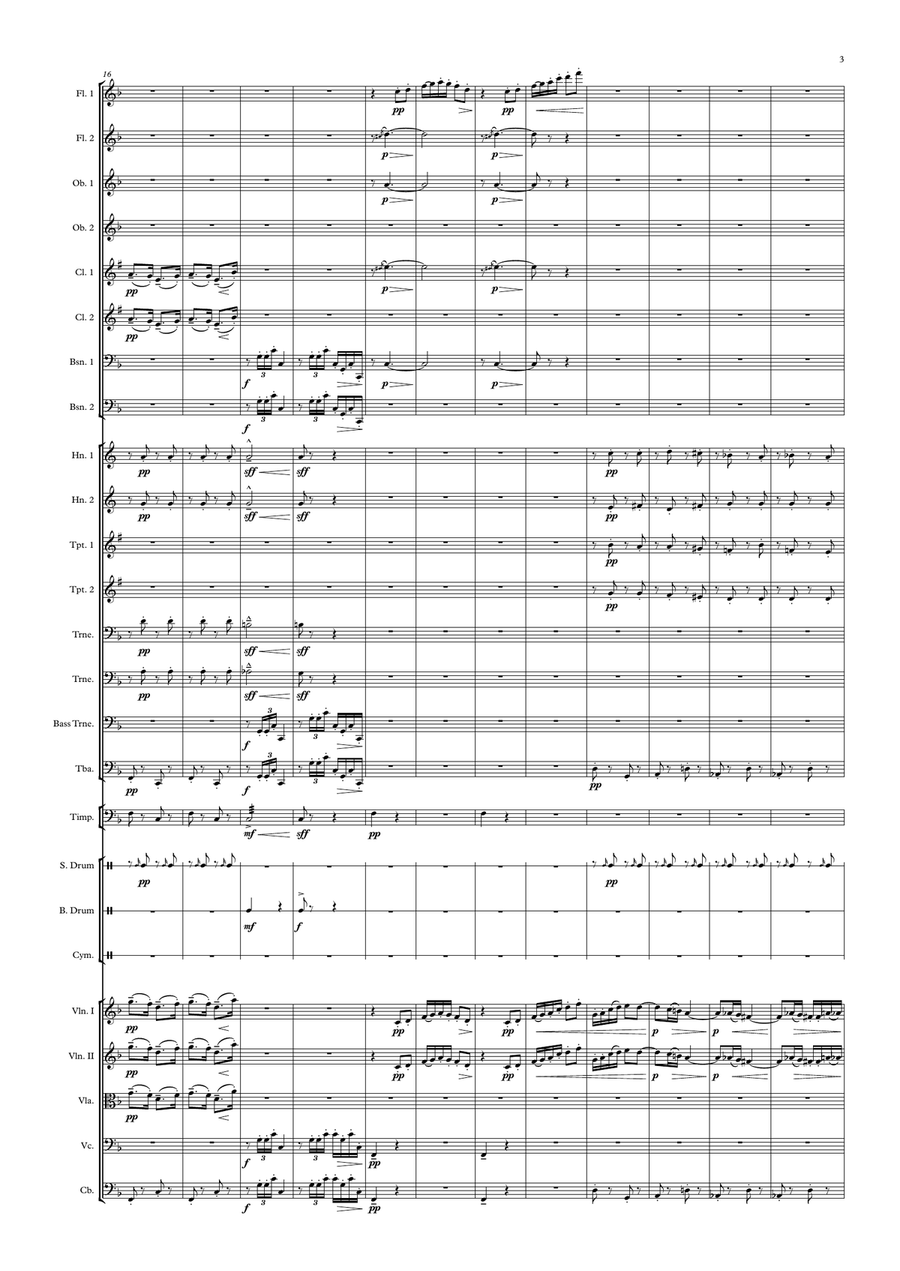 Prelude - Debussy Prelude - Debussy Full Orchestra scores gallery preview page 3