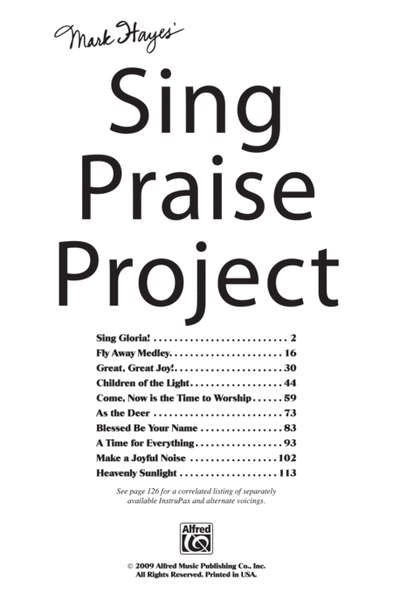 Mark Hayes' Sing Praise Project image number null