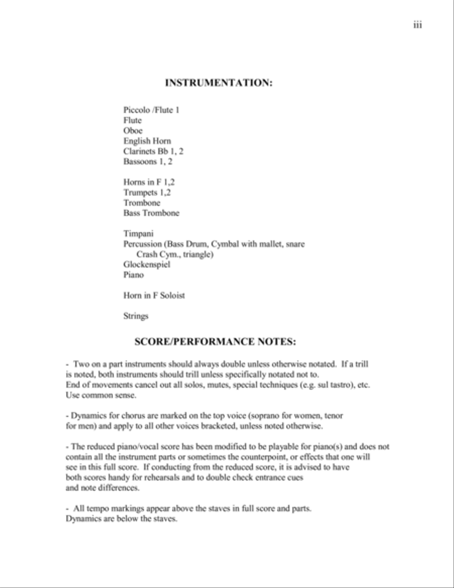 Concerto for Horn No. 2, Full Score with Individual Parts and optional Trombone solo part Concerto for Horn No. 2, Full Score with Individual Parts and optional Trombone solo part Full Orchestra scores gallery preview page 3