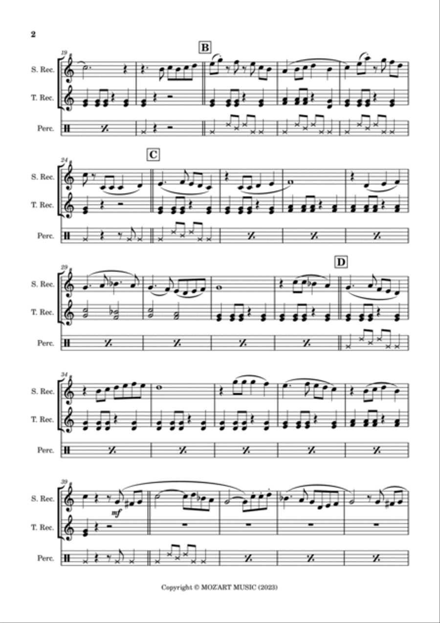Tari Tualang Tiga Tari Tualang Tiga Chamber Music scores gallery preview page 4