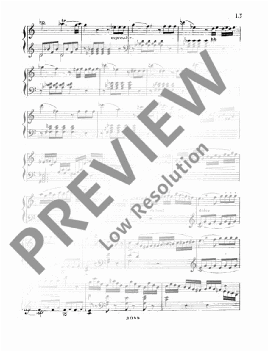 Concerto No. 2 C major Flute scores gallery preview page 16