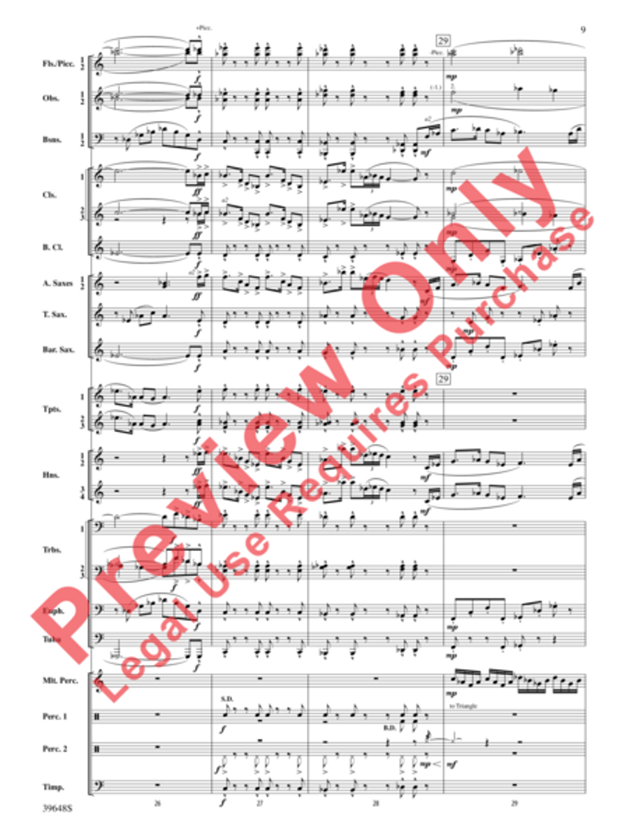A Childhood Remembered A Childhood Remembered Concert Band scores gallery preview page 9