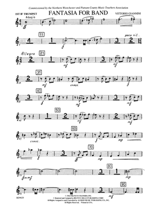 Fantasia for Band: 1st B-flat Trumpet