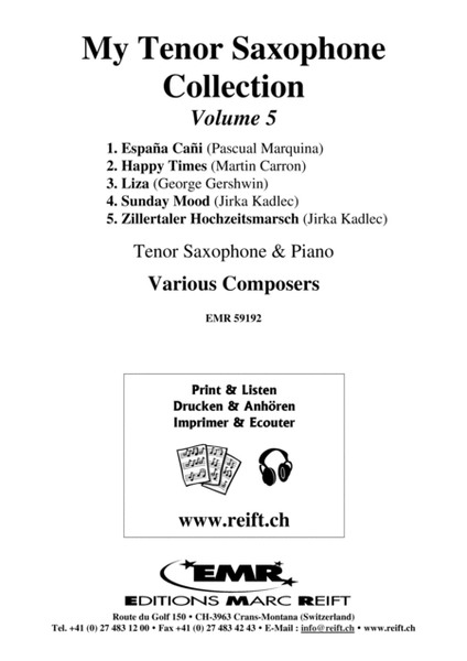 My Tenor Saxophone Collection Volume 5 image number null