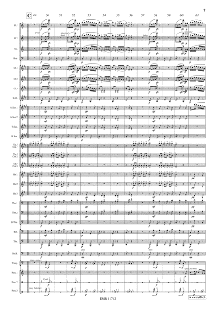 Italian Polka Concert Band scores gallery preview page 8
